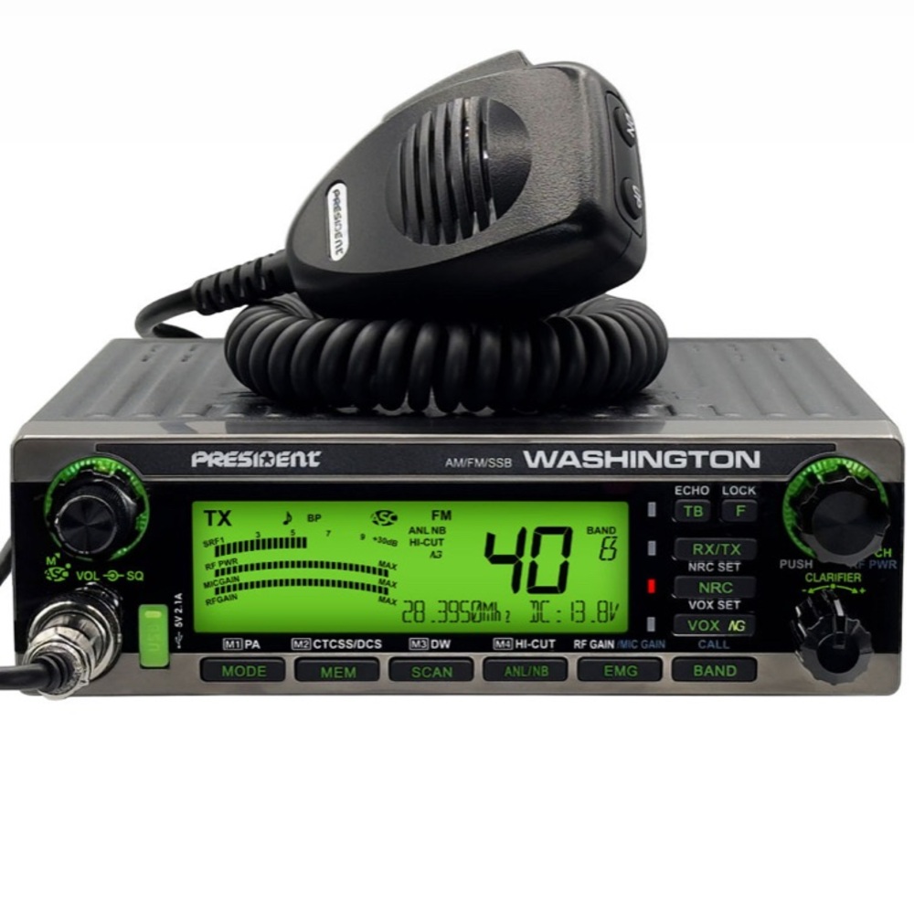 President Washington CB Radio with Microphone